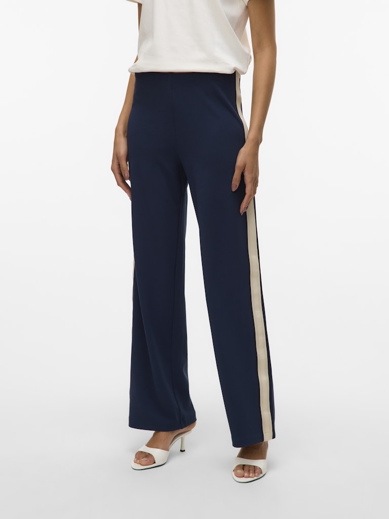 Vero Moda Berlin Navy Wide Panel Pant