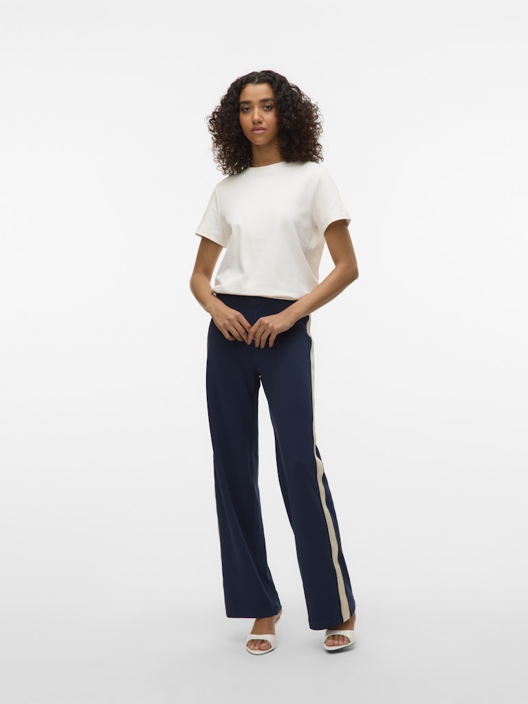 Vero Moda Berlin Navy Wide Panel Pant