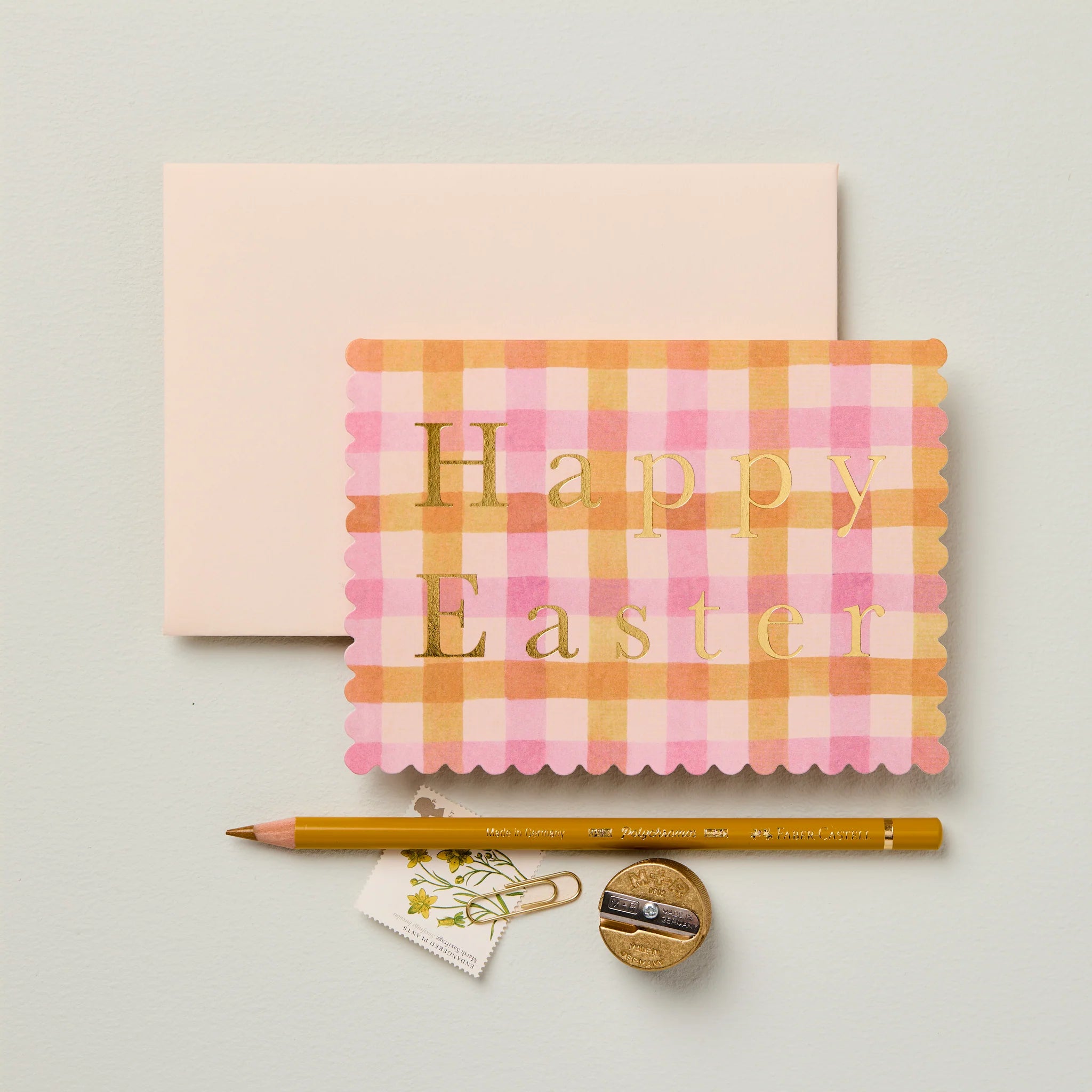 Wanderlust Candy Gingham 'Happy Easter' Greeting Card