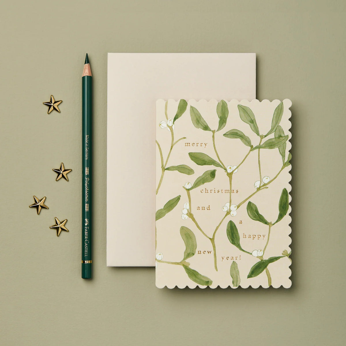 Wanderlust Mistletoe 'Merry Christmas'