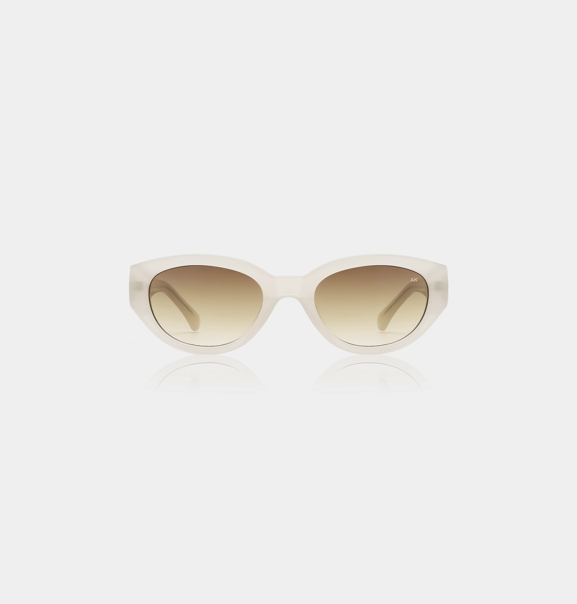 A.Kjaerbede Winnie Cream Bone Tortoise Sunglasses