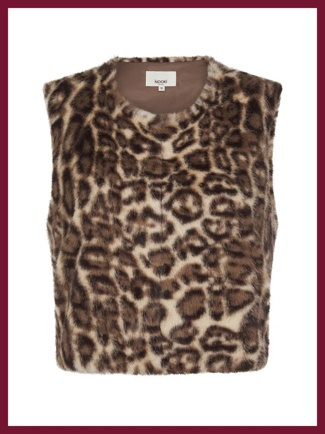 Nooki Edelweiss Leopard Gilet