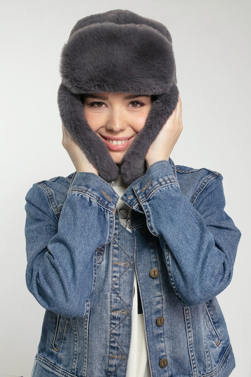 Nooki Billie Faux Fur Trapper Hat