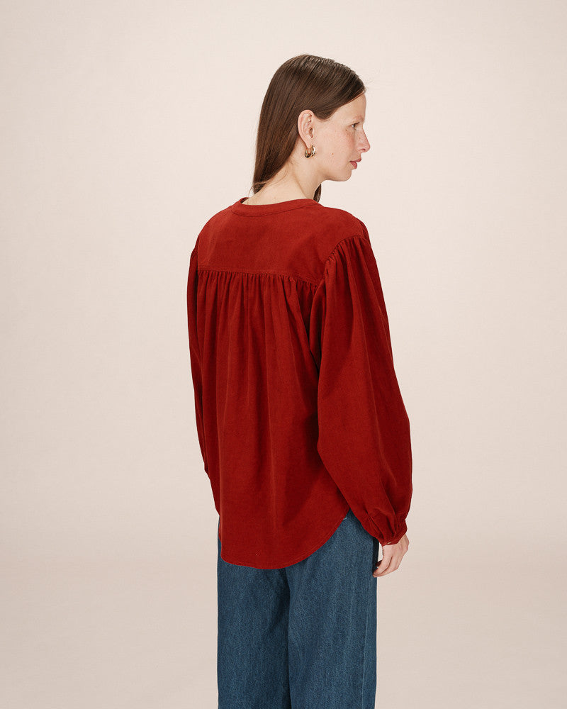 Grace & Mila Suri Terracotta Blouse