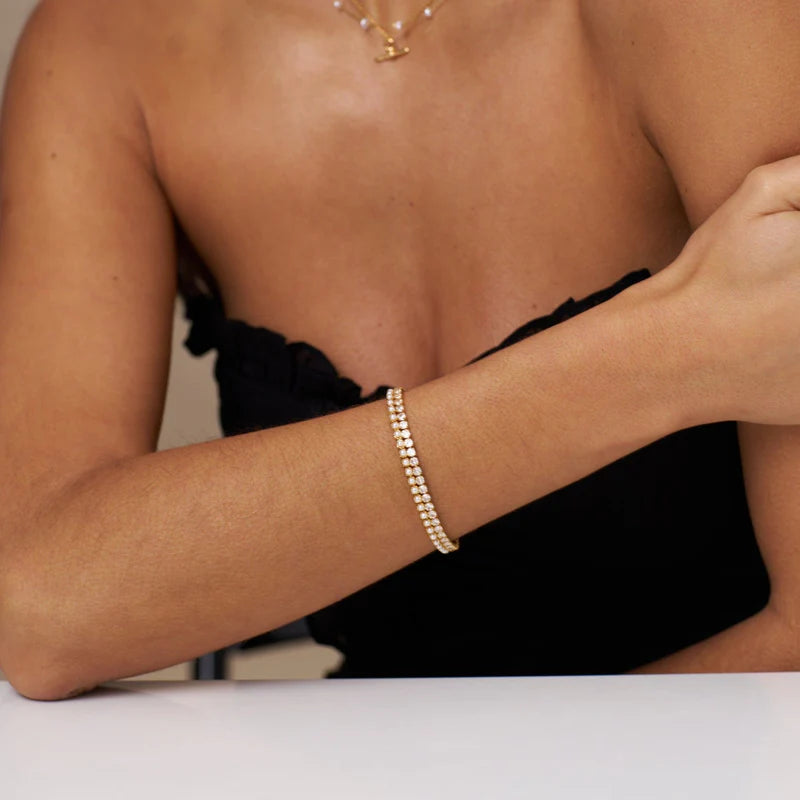 Orelia Pearl Tennis Bracelet