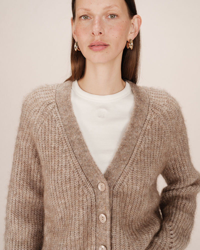 Grace & Mila Saluda Greige Cardigan
