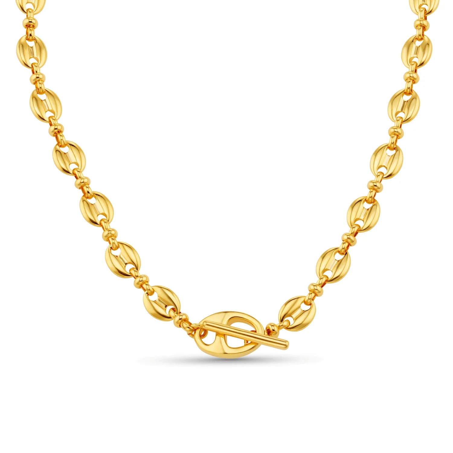 Orelia Mariner Chain T-Bar Necklace