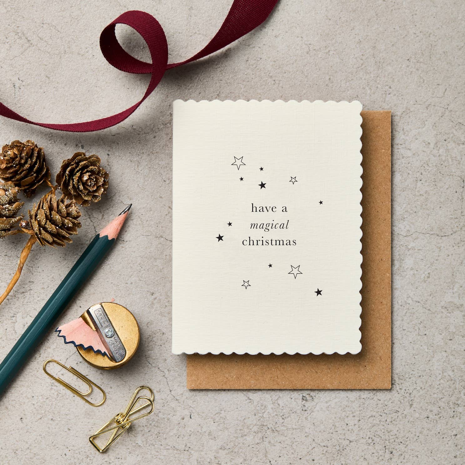 Katie Leamon Mignon Magical Christmas Card