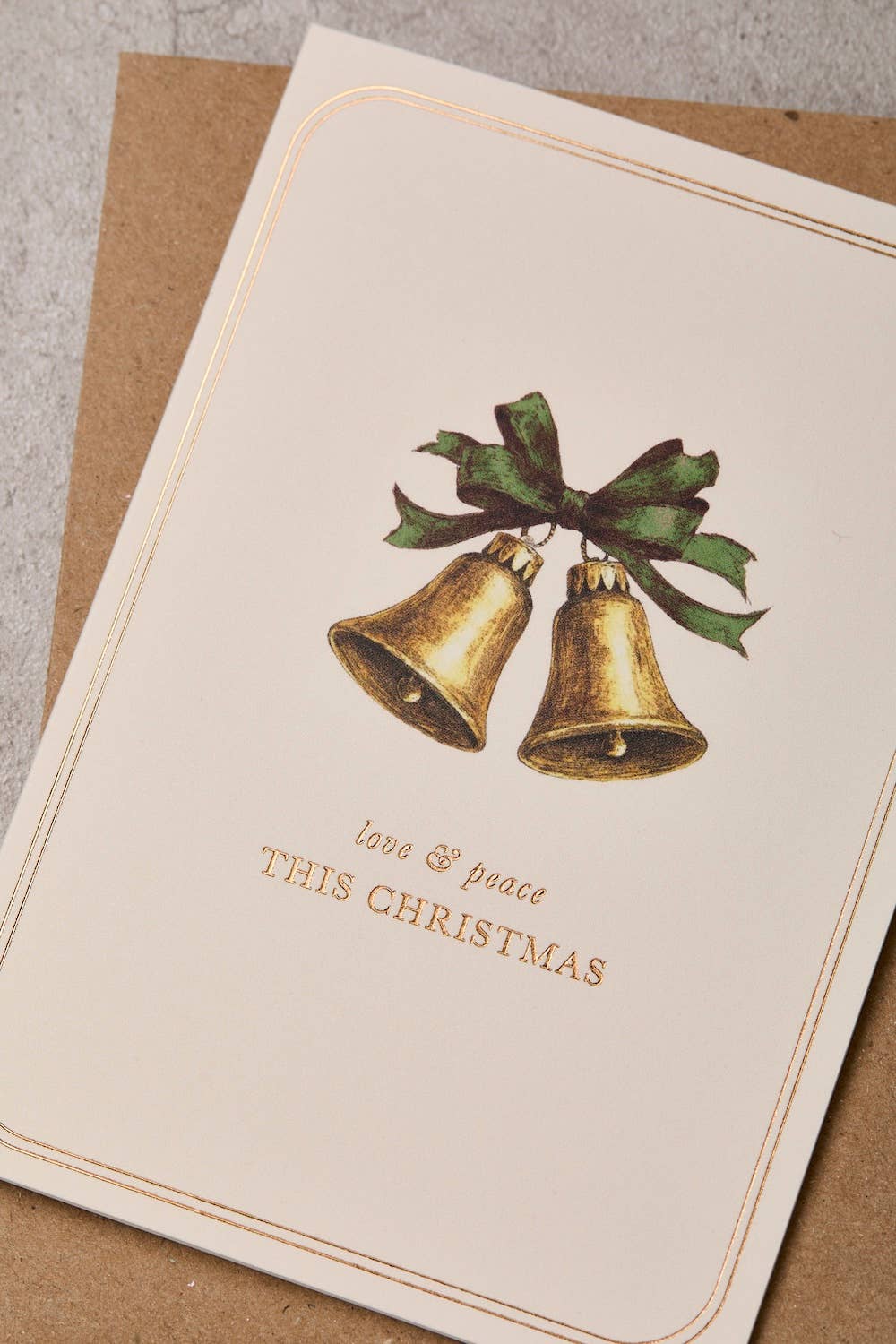 Katie Leamon Vintage Bells Christmas Card