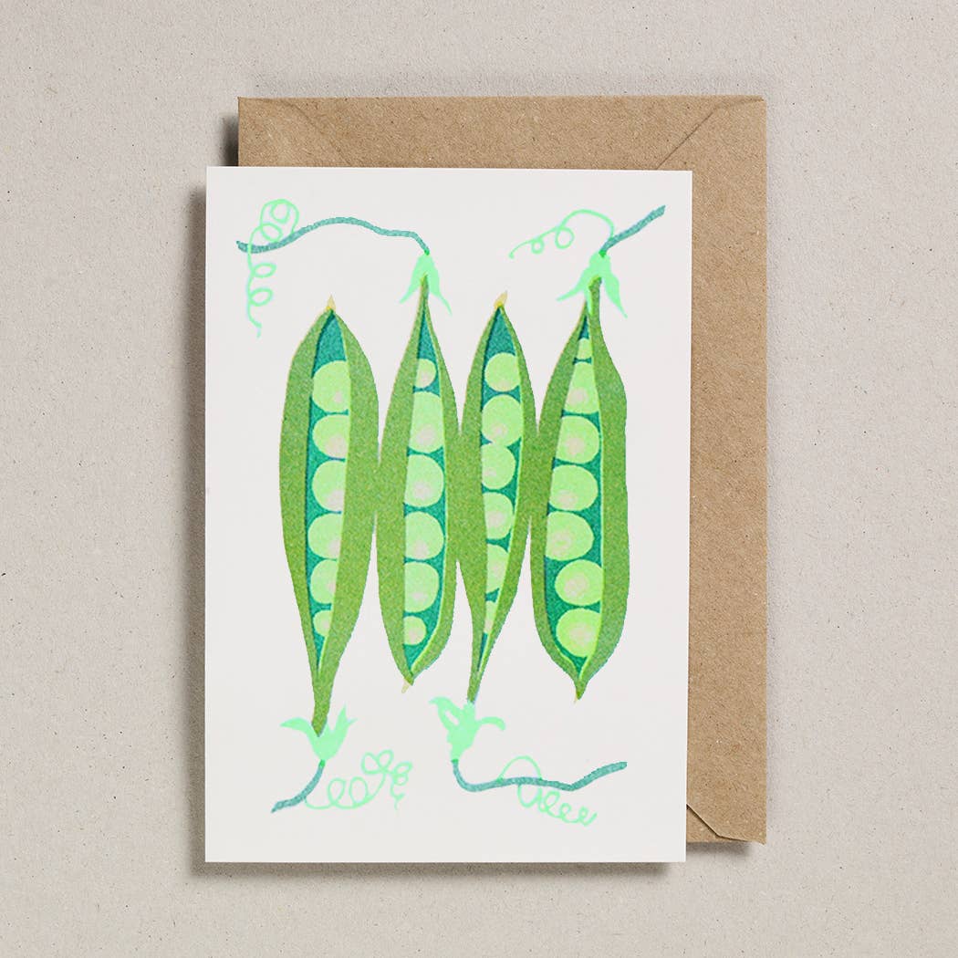Petra Boase Peas Greetings Card