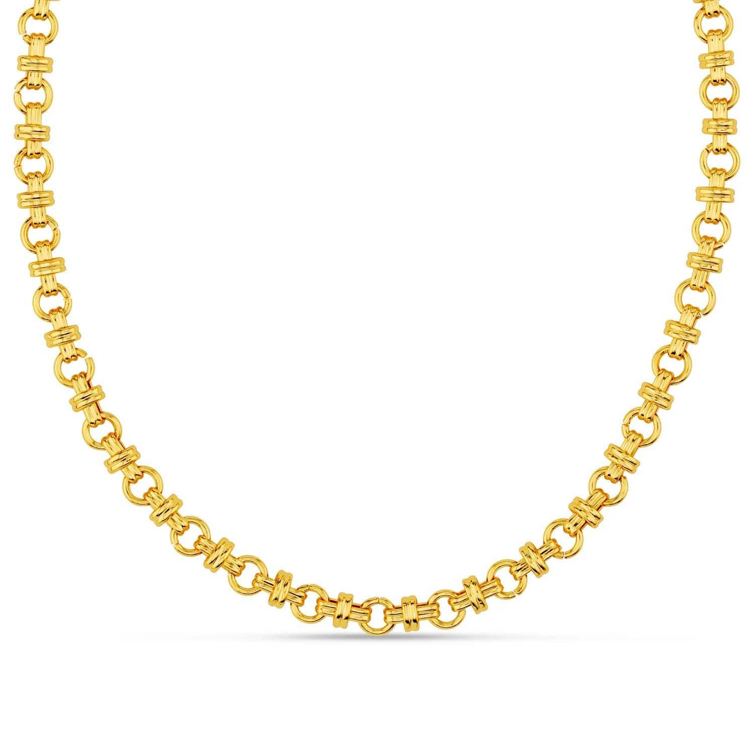 Orelia Cross Link Gold Chain