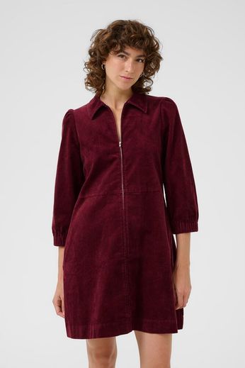 Part Two Evyor Tawny Port Dress