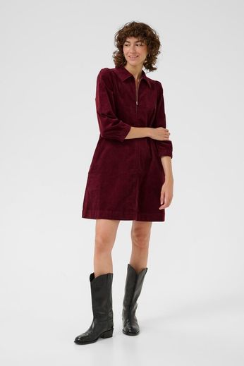 Part Two Evyor Tawny Port Dress