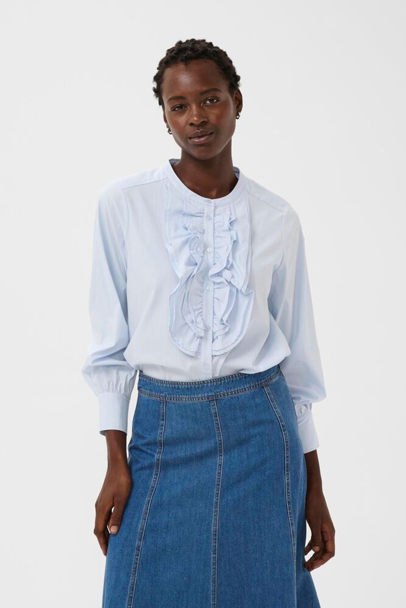 Part Two Zainas Ruffle Shirt