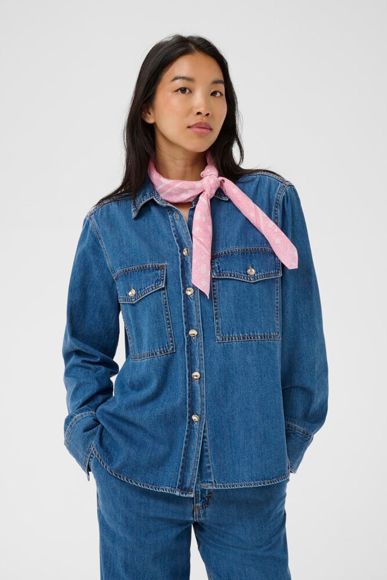 Part Two Phi Pink Scarf