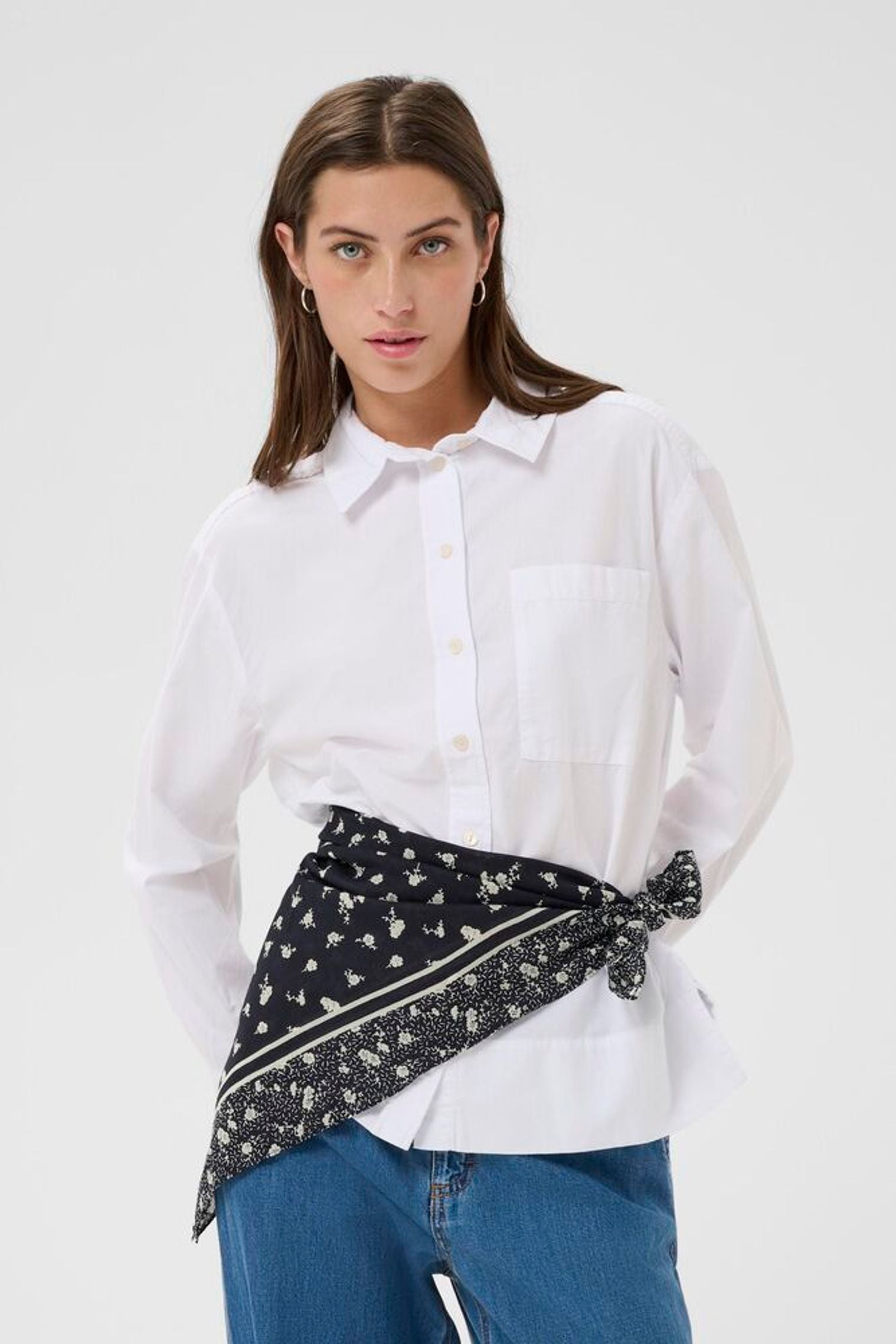 Part Two Phi Navy Scarf