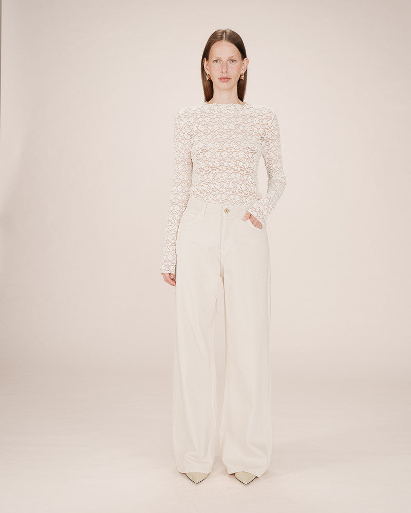 Grace & Mila James Beige Jean