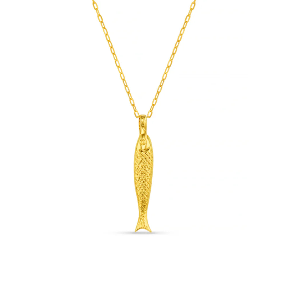 Orelia Fish Charm Necklace