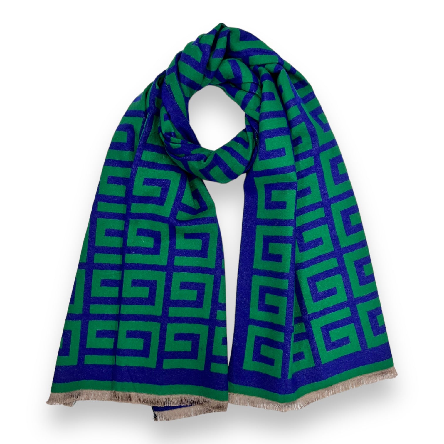 Maze Print Scarf