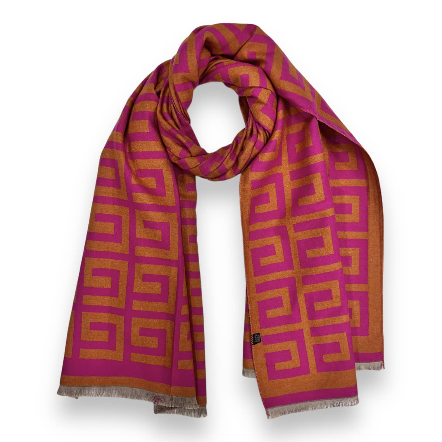 Maze Print Scarf