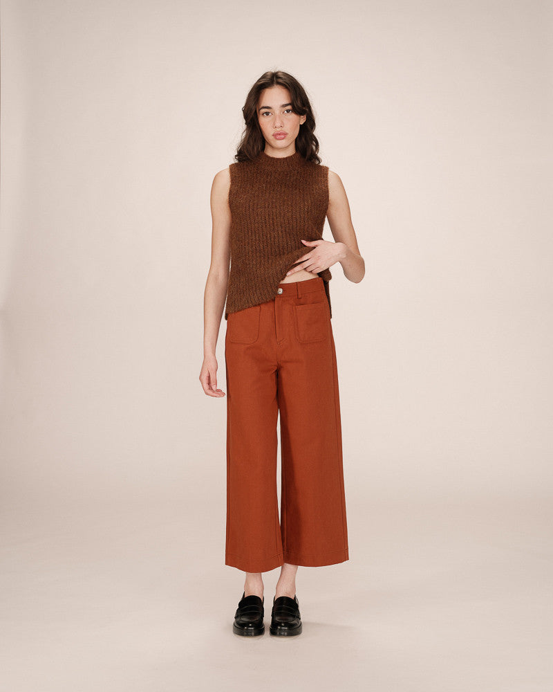 Grace & Mila Sole Camel Trouser