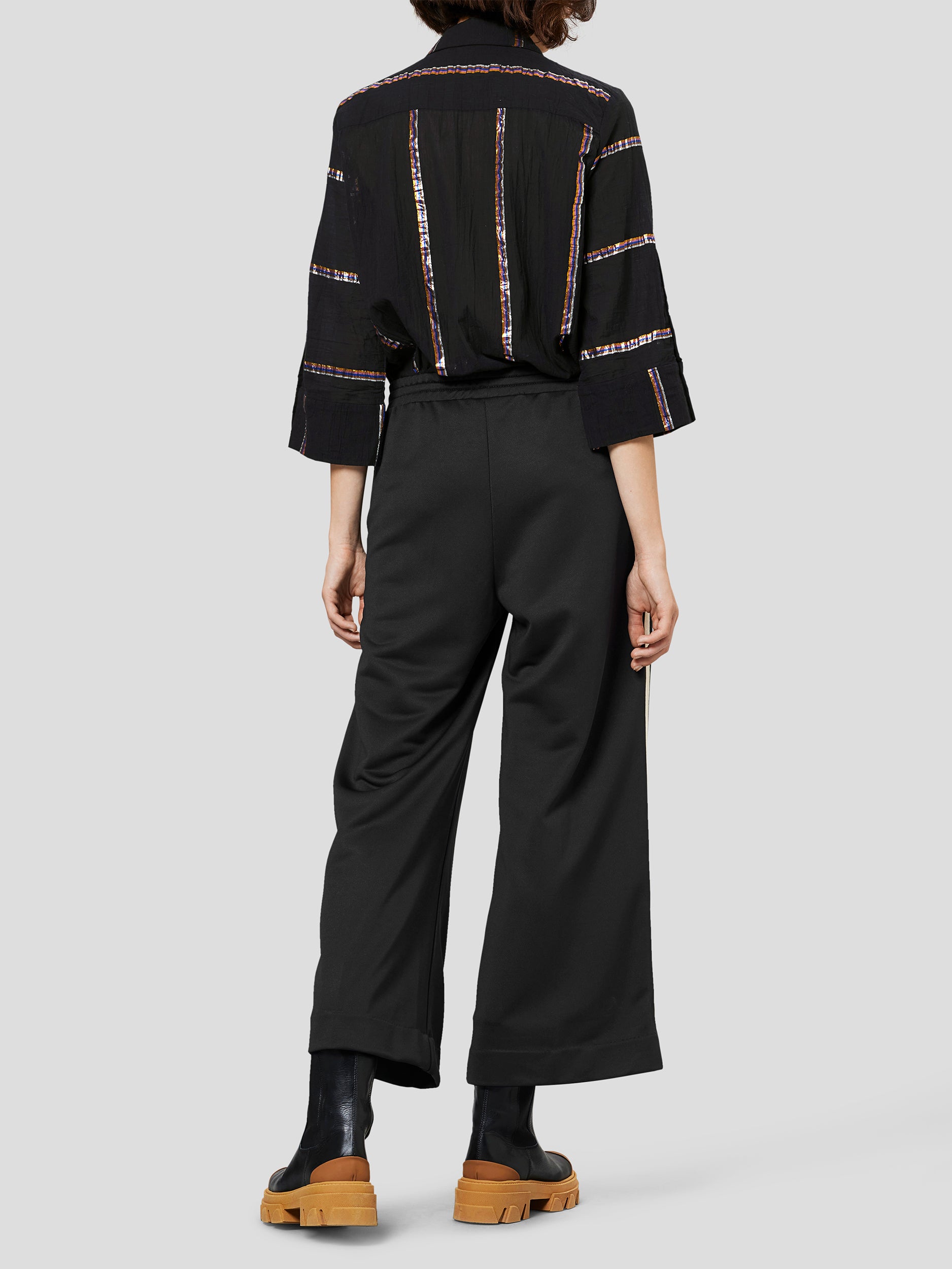 Munthe Cloud Black Track Pant
