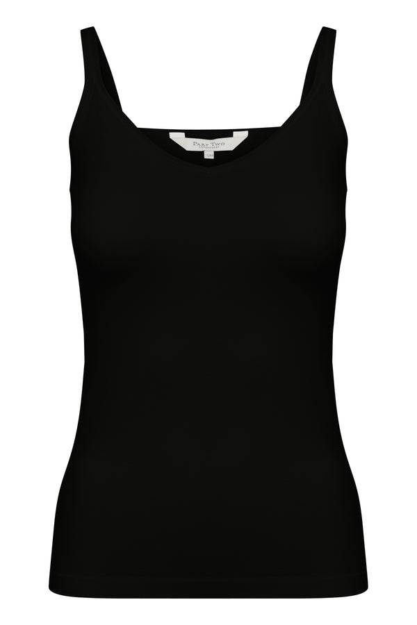 Part Two Hydda Seamless Vest in Black