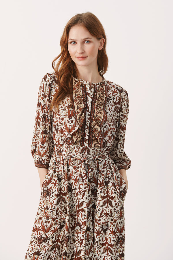 Part Two Sali Print Midi Dress