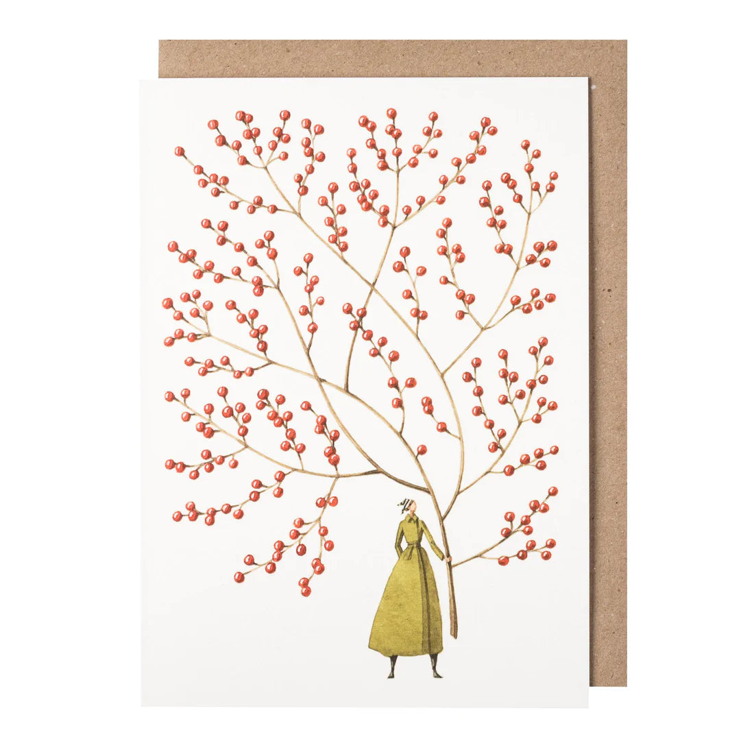 Laura Stoddart Red Berries Christmas Card