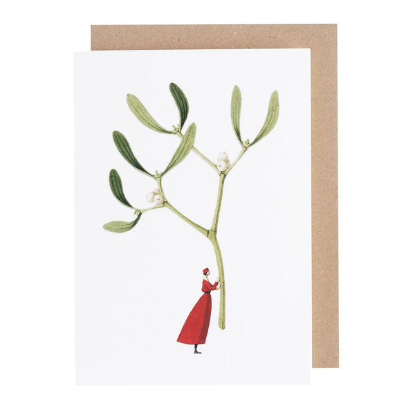 Laura Stoddart Mistletoe Christmas Card