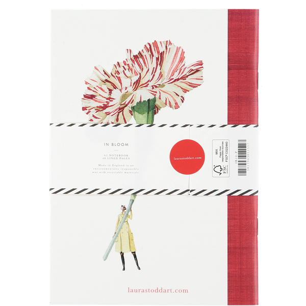 Laura Stoddart Pansy & Carnation Notebook