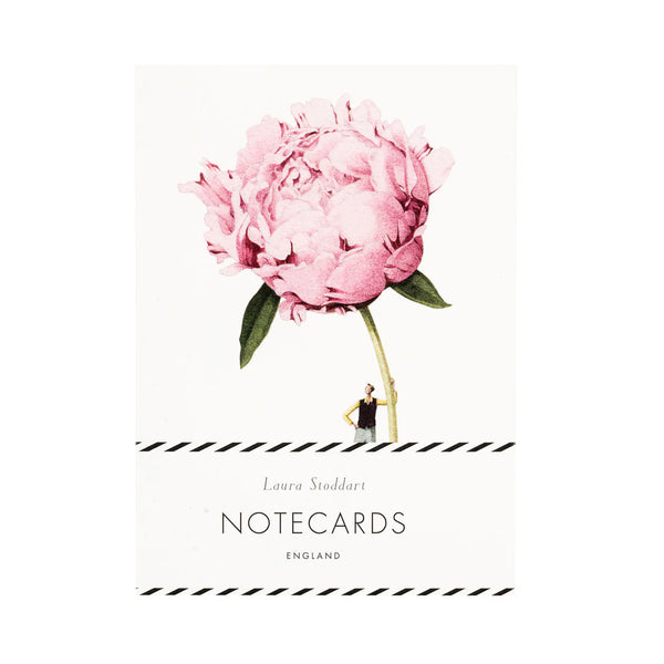 Laura Stoddart In Bloom Pink Notecard Set