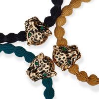 By Eloise Jaguar Bottle Green Hairband