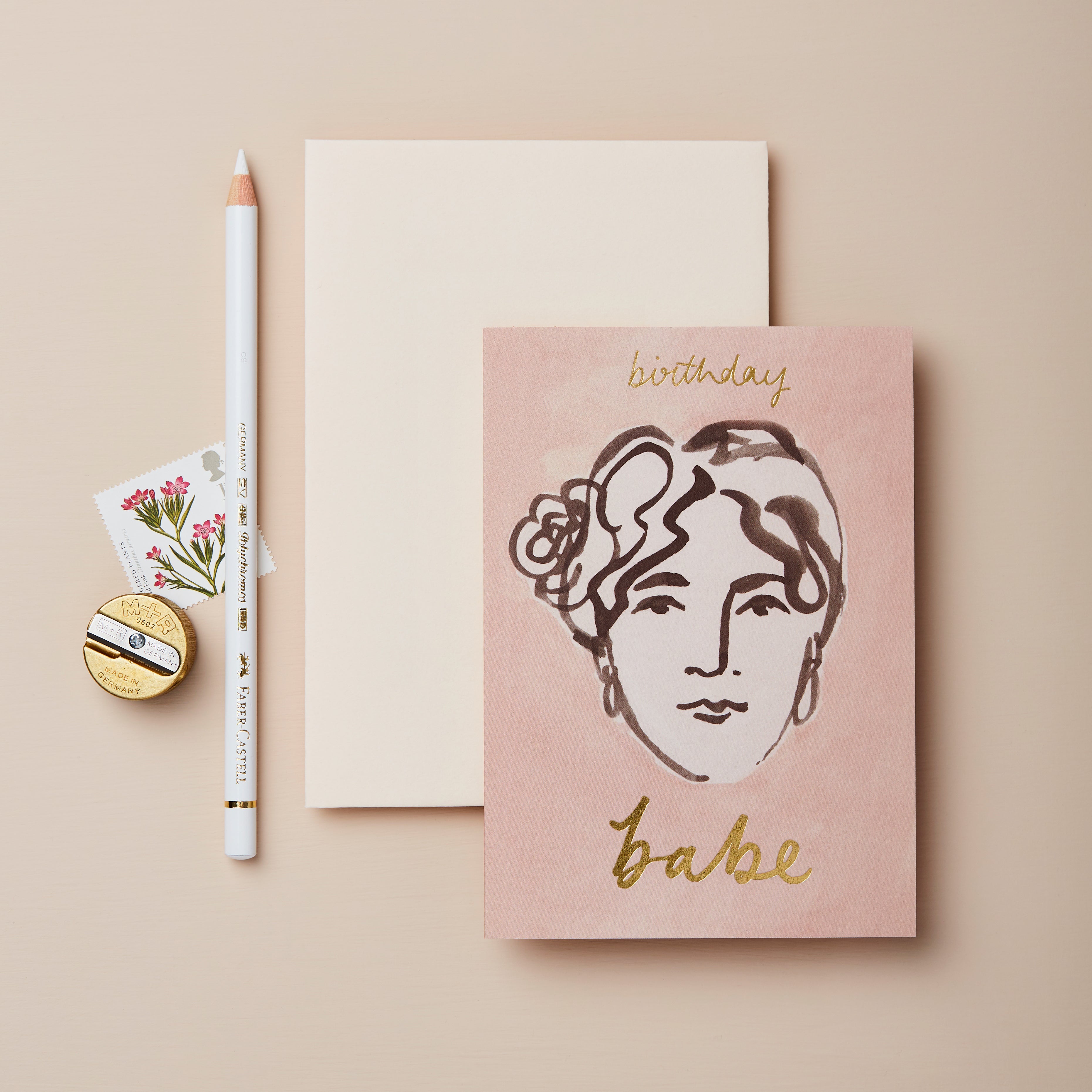 Wanderlust Birthday Babe Greetings Card