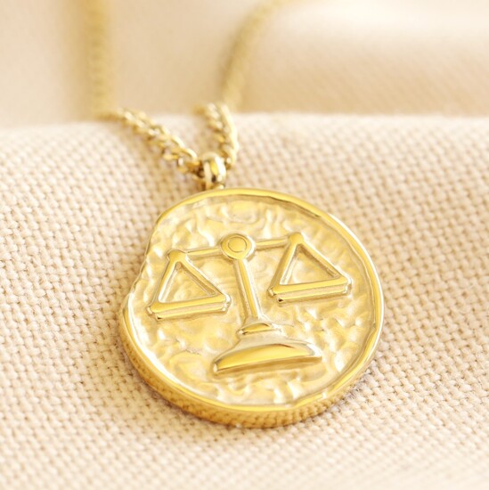 Lisa Angel Libra Pendant Necklace