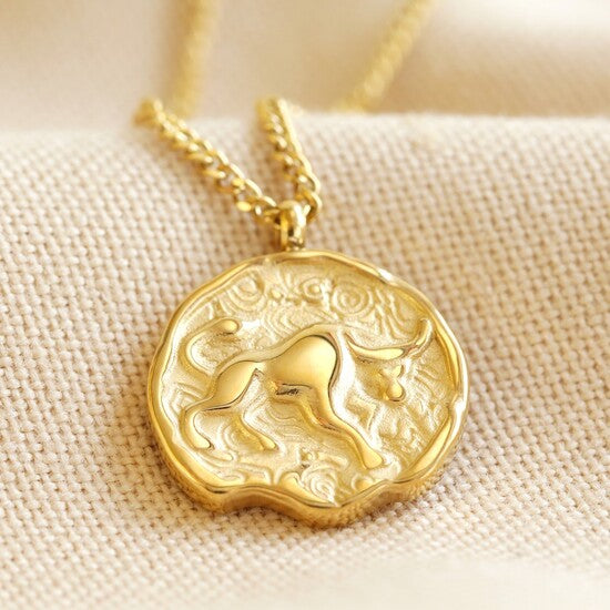 Lisa Angel Taurus Pendant Necklace