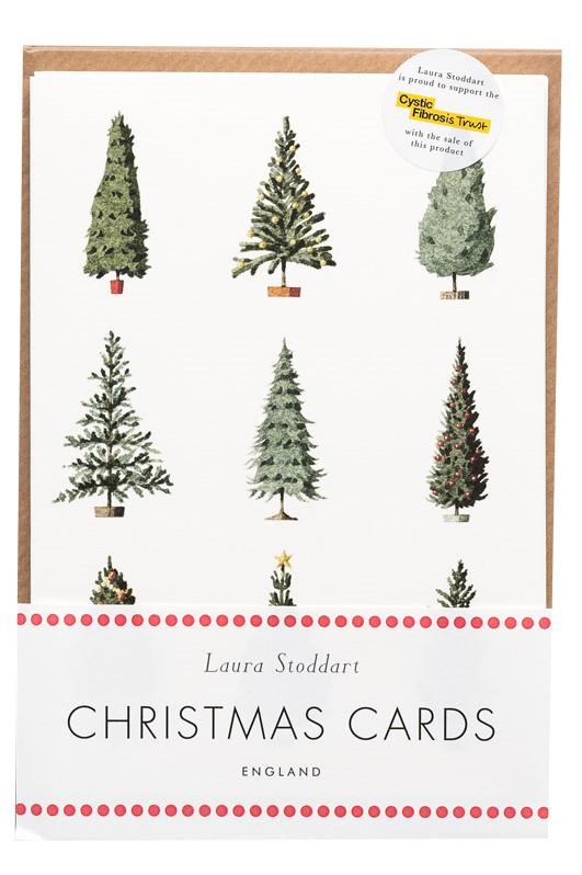 Laura Stoddart Christmas Tree Christmas Card Pack