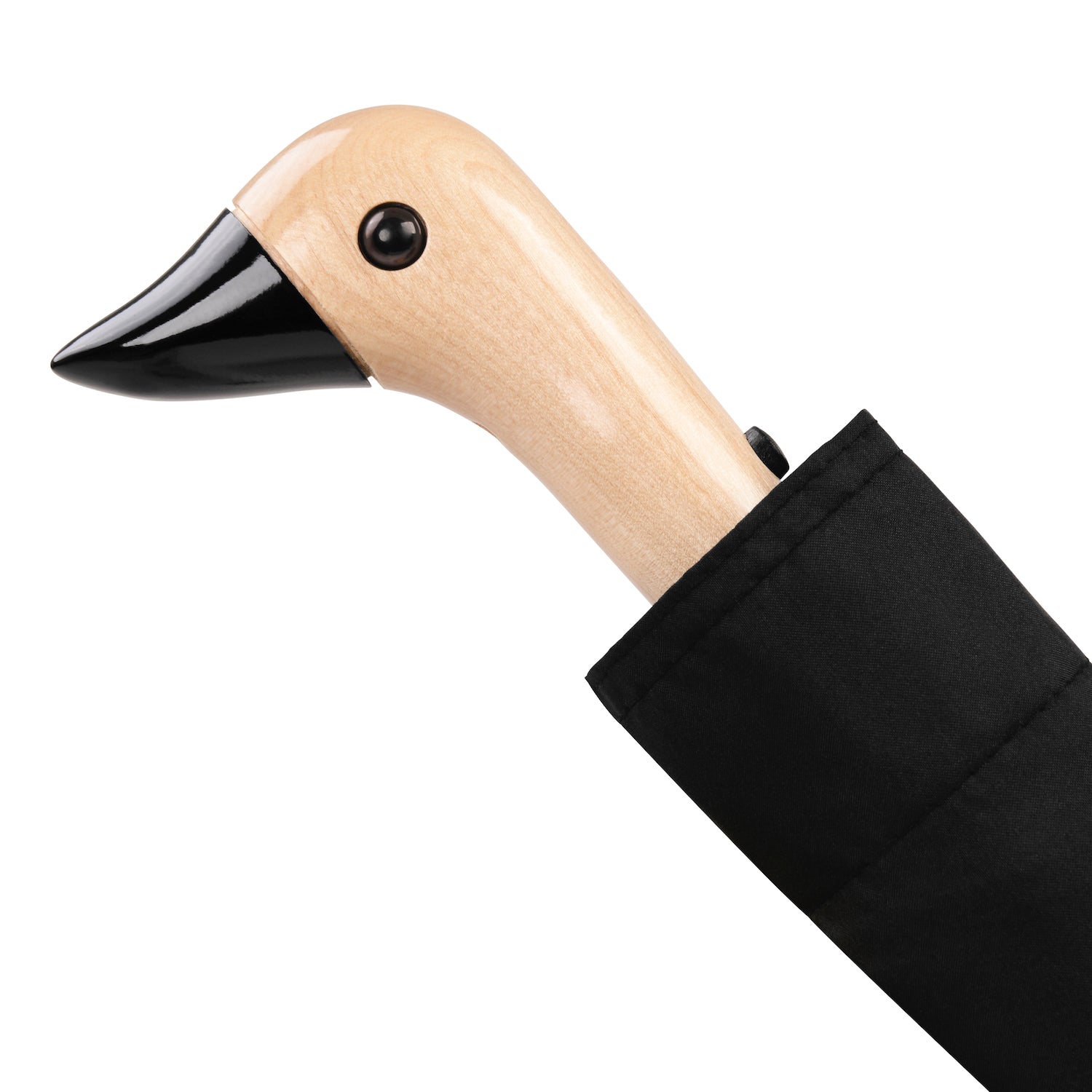 Original Duckhead Black Compact Umbrella