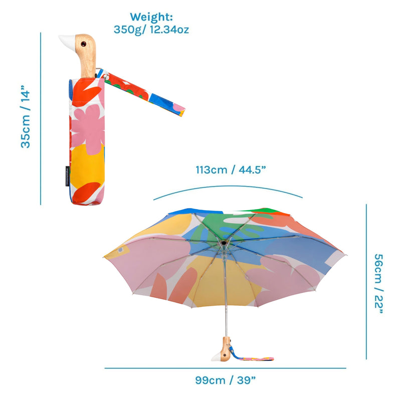 Original Duckhead Matisse Print Compact Umbrella