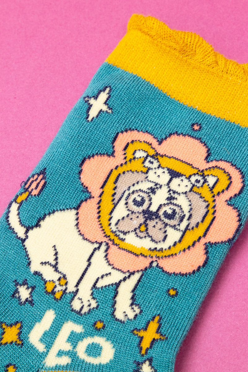 Powder Leo Zodiac Ankle Sock