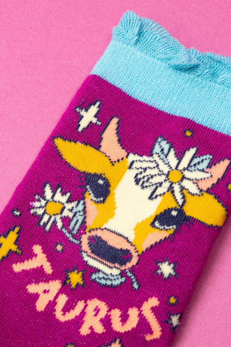 Powder Taurus Zodiac Ankle Sock