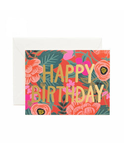 Rifle Paper Co Poppy Birthday Card
